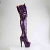 Pleaser - ADORE3020GP Platform Overknee Boots - Purple Product image